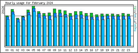 Hourly usage